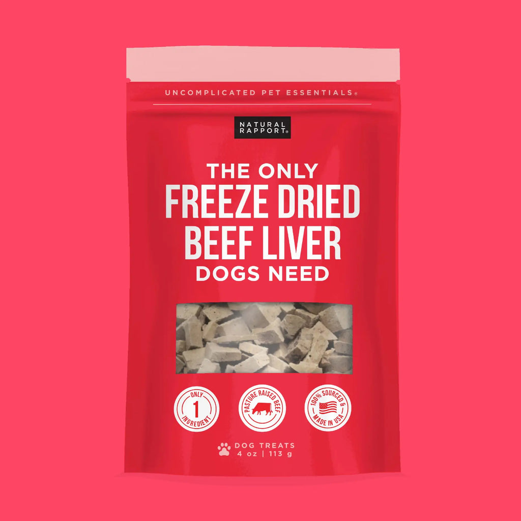 The Only Freeze Dried Beef Liver Dogs Need