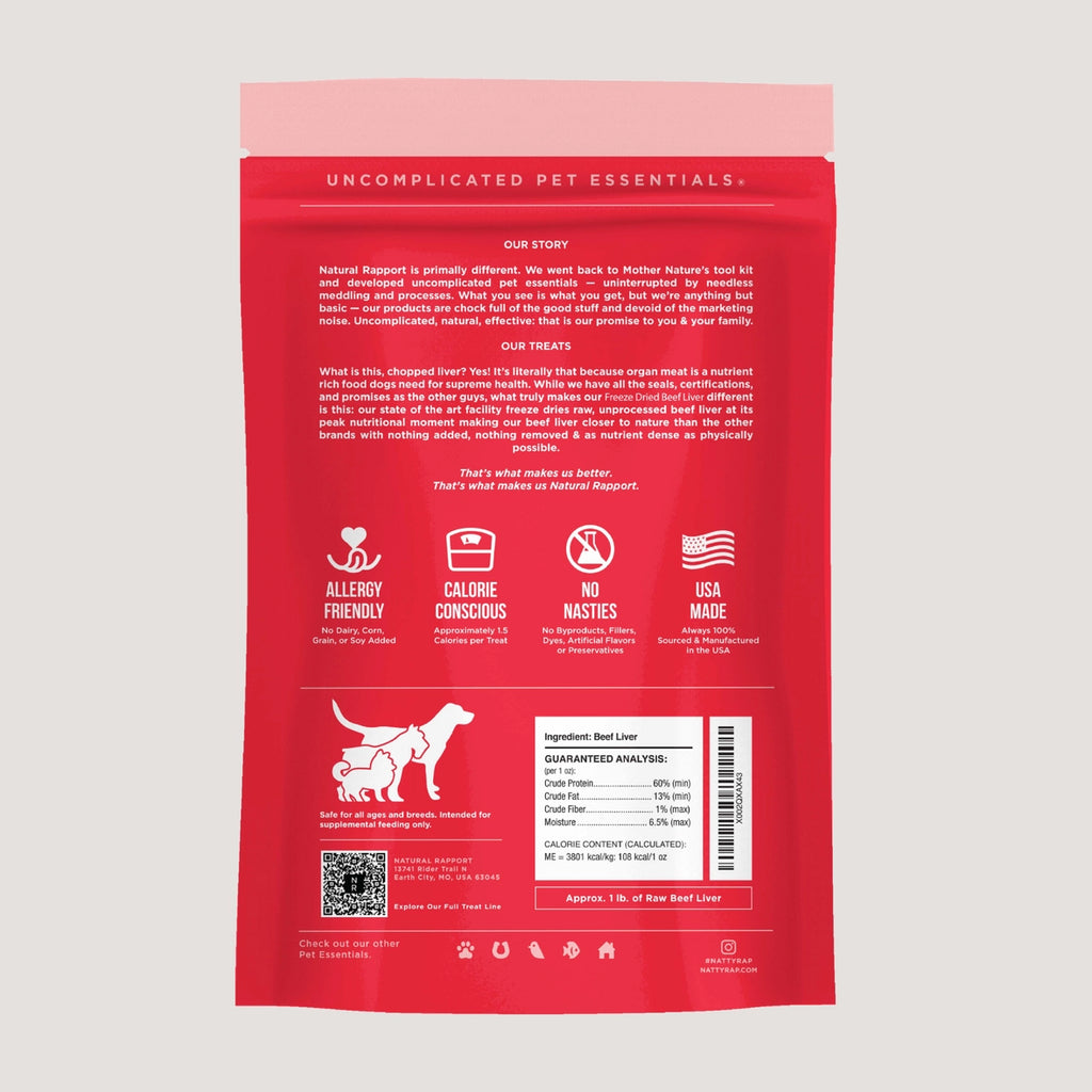 The Only Freeze Dried Beef Liver Dogs Need